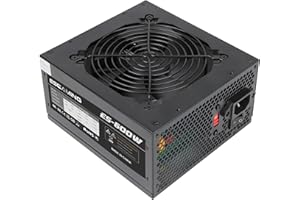 ESGAMING 600W ATX Power Supply with Auto-Thermally Controlled 120mm Fan ATX Gaming Power Supply PSU
