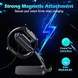 TiMOVO Aluminum Charger Dock for Fitbit Charge 6 5 Luxe 5.4ft USB Cable Space view 3