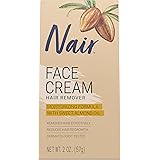 Nair Hair Remover Moisturizing Face Cream with Sweet Almond Oil 2 oz (Pack of 10)