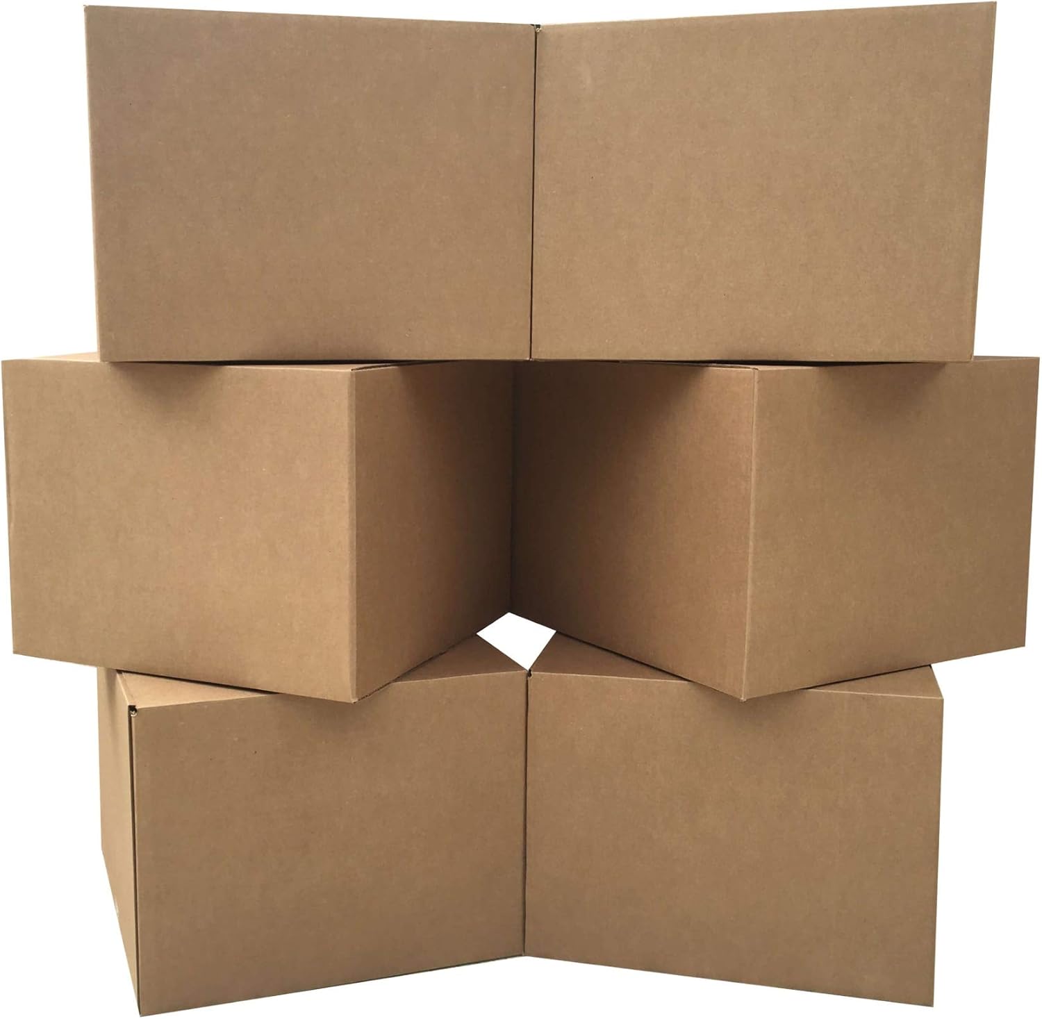 uBoxes Large Moving Boxes (6 Pack) 20x20x15-inches Cardboard Box : Office Products