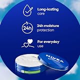 NIVEA Creme Tin 250ml Moisturising Cream Face Hand Body Dermatologically view 2