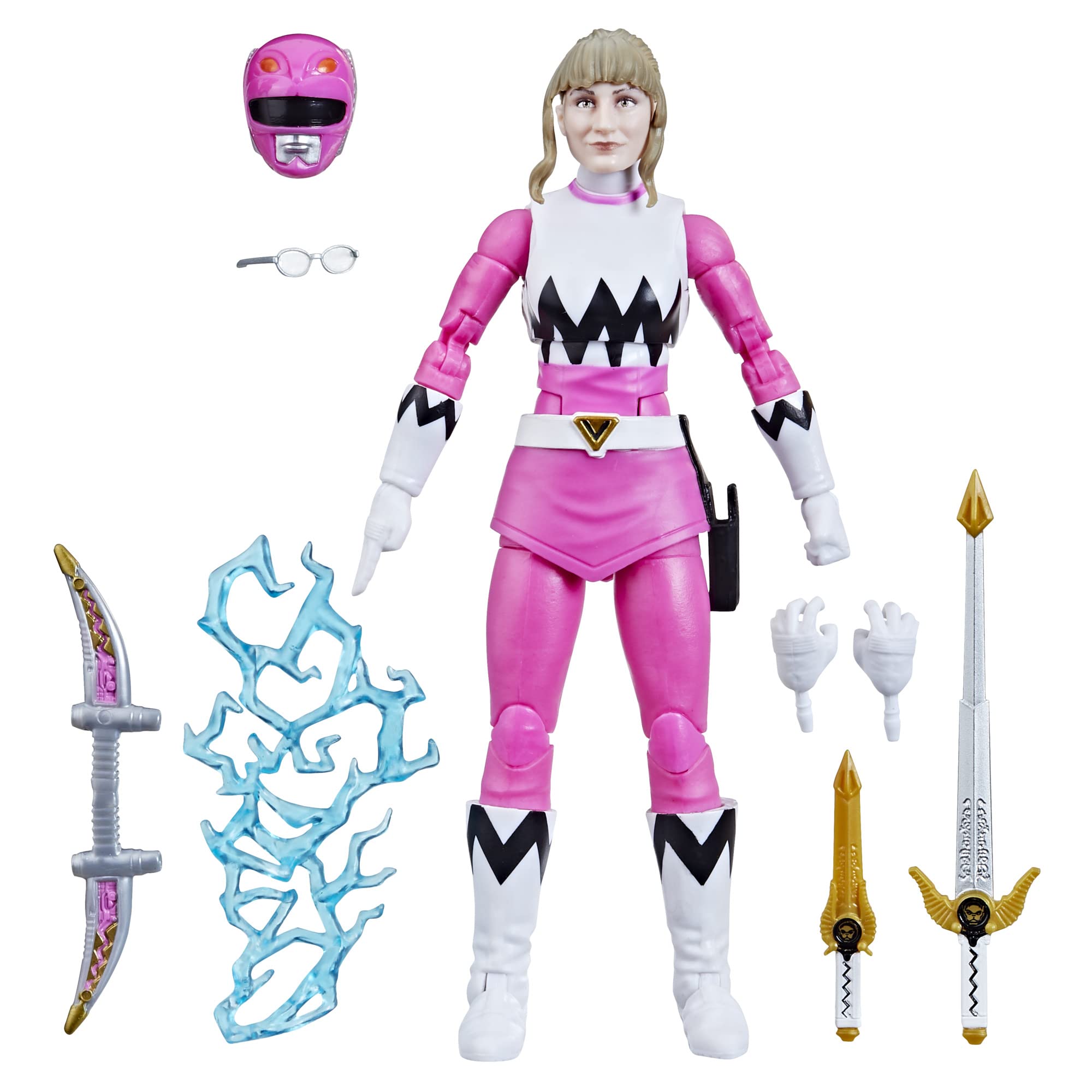 Photo 1 of Power Rangers Lightning Collection Lost Galaxy Pink Ranger 6-Inch Premium Collectible Action Figure Toy with Accessories, Kids Ages 4 and Up