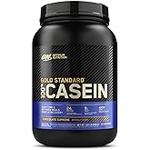 Optimum Nutrition Gold Standard 100% Micellar Casein Protein Powder, Slow Digesting, Helps Keep You Full, Overnight Muscle Recovery, Chocolate Supreme, 2 Pound (Packaging May Vary)