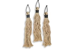 HODAG HempScent Scrape Tassels Scent Wicks for Deer Hunting – Effective Whitetail Attractant & Lure – Apply Buck or Doe Urine, Estrus for Mock Scrapes - Super Absorbent Rope Blend for Hunters (3-Pack)