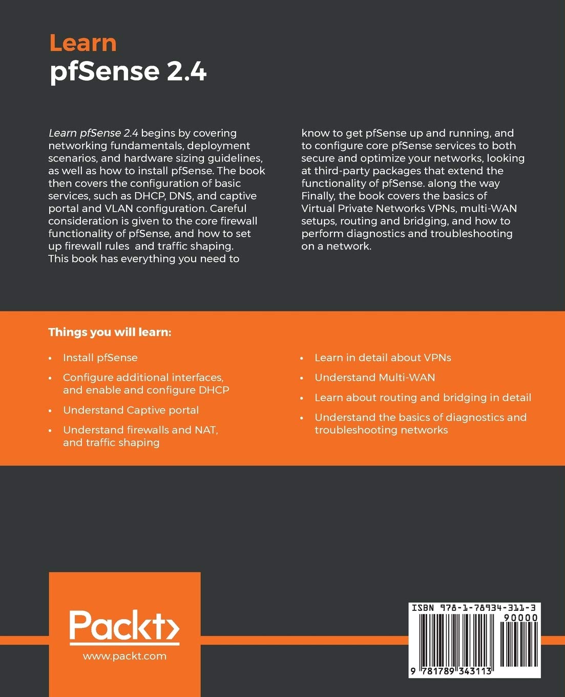Learn Pfsense 2 4 Get Up And Running With Pfsense And All The