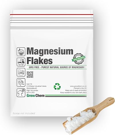 Grow Chem Magnesium Flakes 1KG Dead Sea Magnesium Chloride Bath Salts