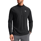 G Gradual Men's Quarter Zip Pullover Long Sleeve Athletic Running Shirts | 1/4 Zip, Lightweight, Quick Dry, Moisture Wicking, Breathable, Golf Pullovers for Men, Workout, Gym, Performance, Casual