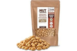Organic Peanuts (1 Kg (2.2 lb), Roasted - Salted)