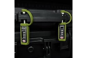 LAFENLIN TSA Approved Firearm Travel Case Locks, Gun Case Hard Pistol Cases Lock Gun Carrying Case Lock, Cut-Proof Case TSA Padlocks for Rifles/Revolver/Handgun/Camera Hard Cases