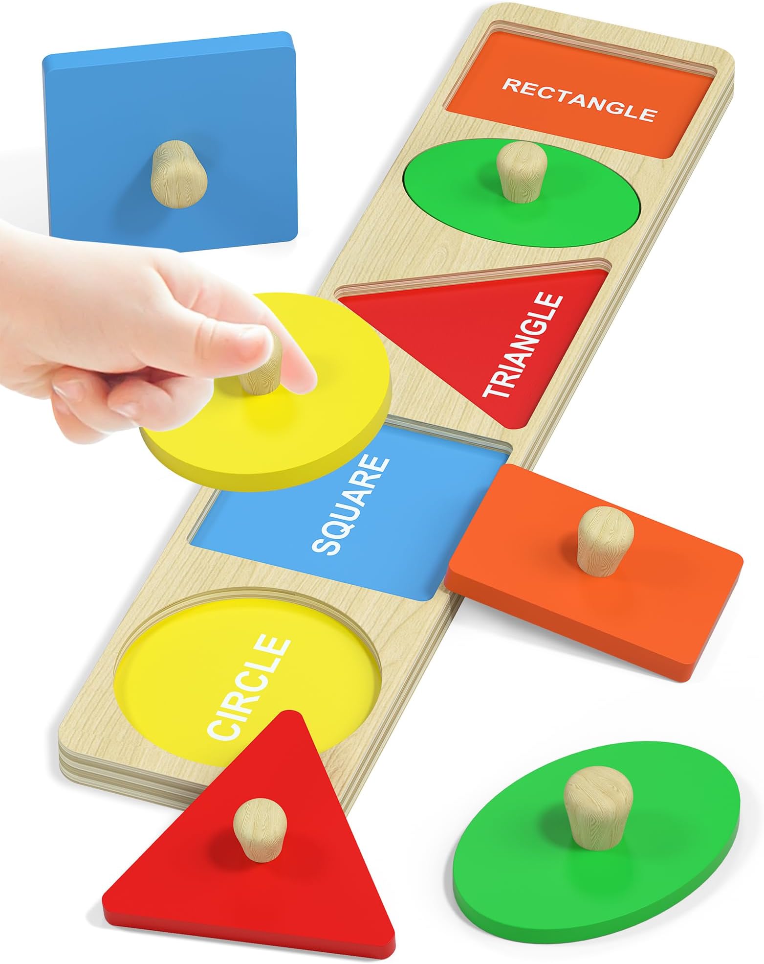 kecristv Montessori Toys for 1 2 Year Old Girls Boys, Shape Sorter