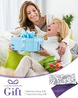 Hihealer Eye Pillow with Extra Cover Lavender Aromatherapy 25x10 cm 235 g White view 2
