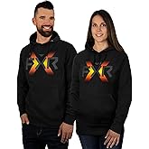 FXR Victory Pullover Hoodie Black/Inferno Hoody Long Sleeve Phone Pocket