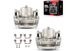 Torchbeam Front Brake Calipers Set for Chevrolet 2004-2012 Malibu, Pontiac 2005-2010 G6, Saturn 2007-2009 Aura, Front Left and Front Right Calipers Replace # 18B4910A+18B4911A