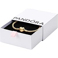 Amazon.com: PANDORA-Family Tree Heart Clasp Snake Chain Bracelet