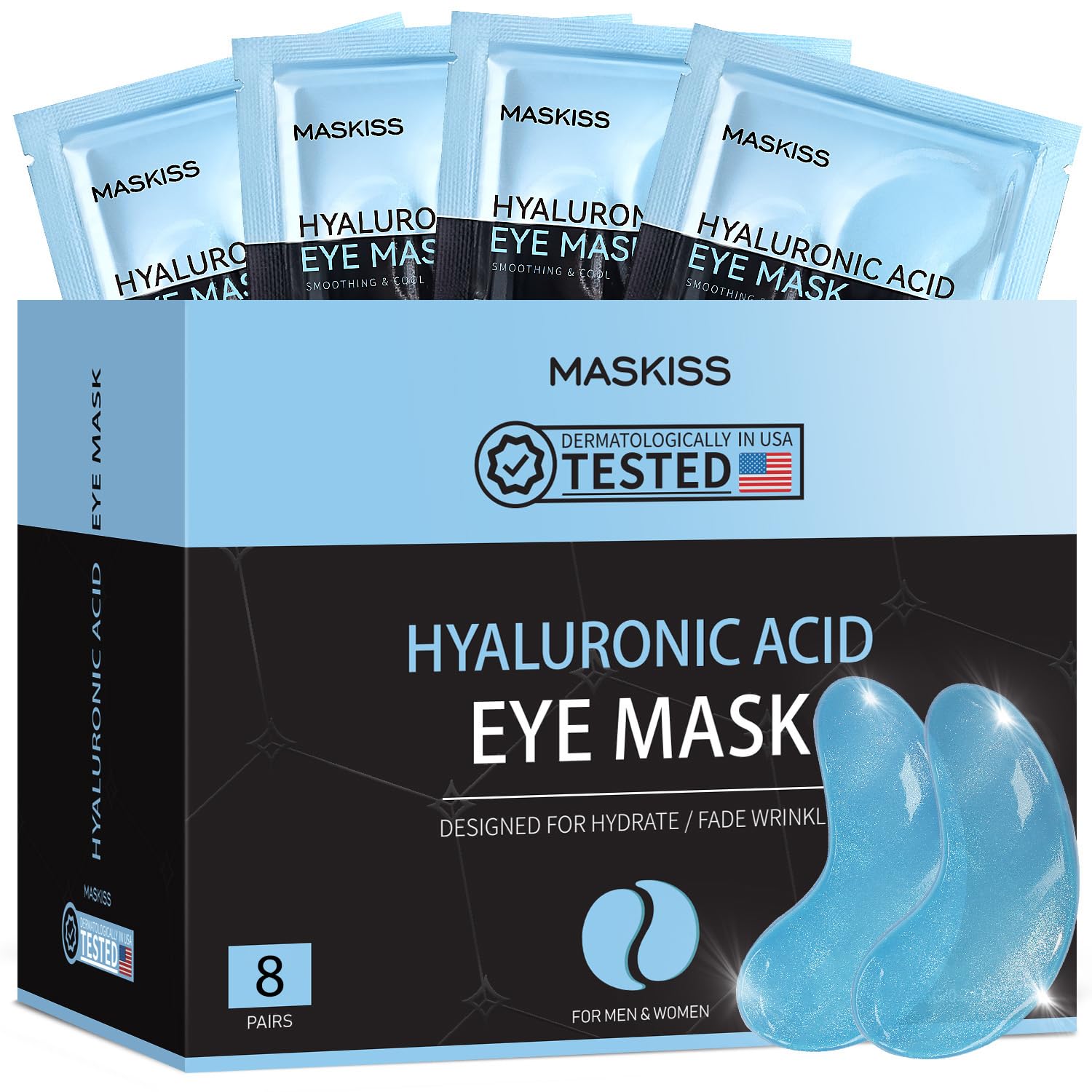 Maskiss Under Eye Patches (8 Pairs), Hyaluronic