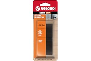 VELCRO Brand Sticky Back for Fabrics | 24" x 3/4" Tape with Adhesive | No Sewing Needed | Cut Strips to Length Permanent Bond to Clothing for Hemming and Closures