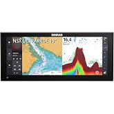 Simrad NSX Ultrawide 12" and 15" Smart Chartplotter and Fish Finder w/Active Imaging 3-in-1 Transducer and C-MAP Discover X Chart