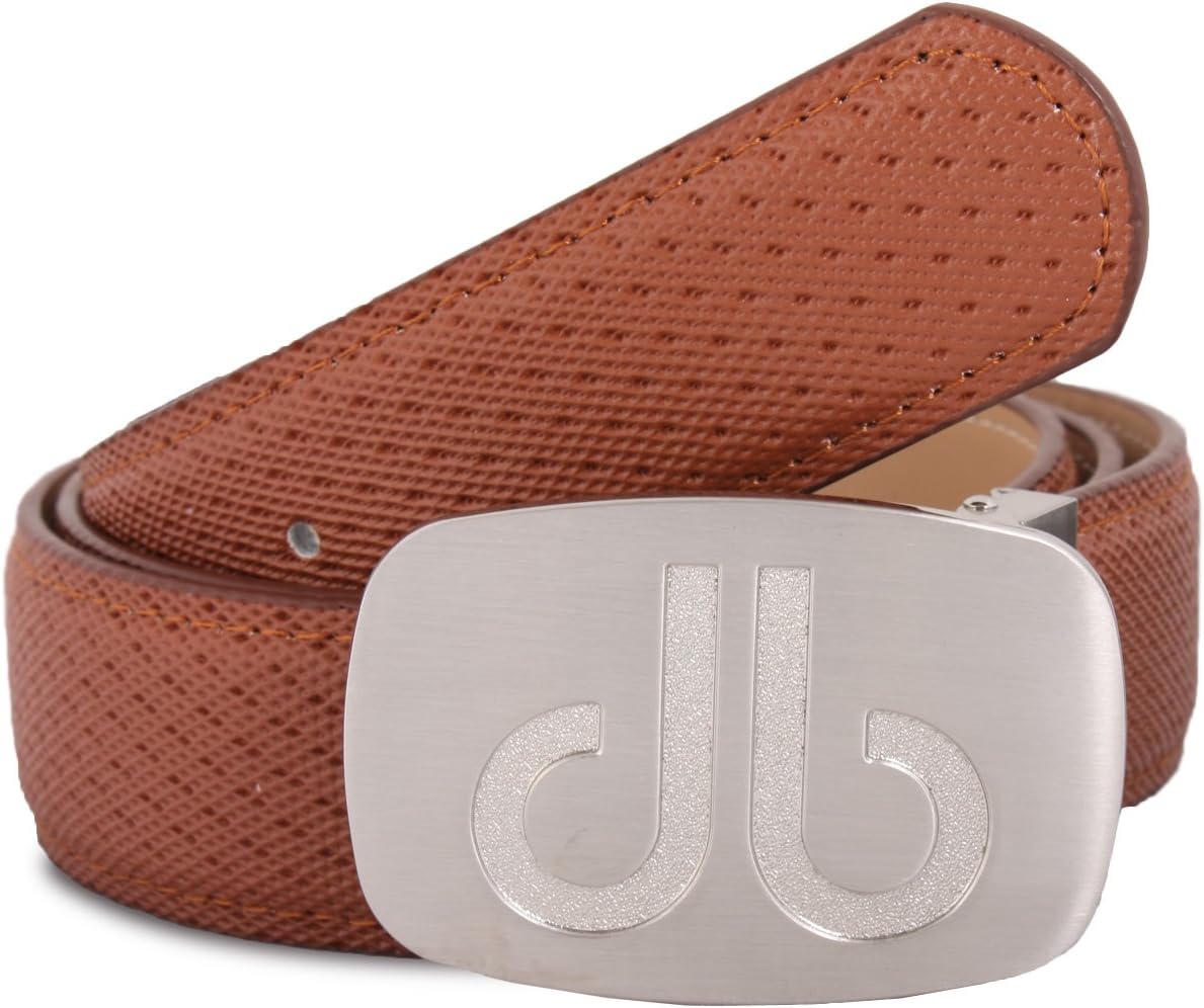Druh Players Collection Leather Golf Belt - One Size - Brown (Tan)