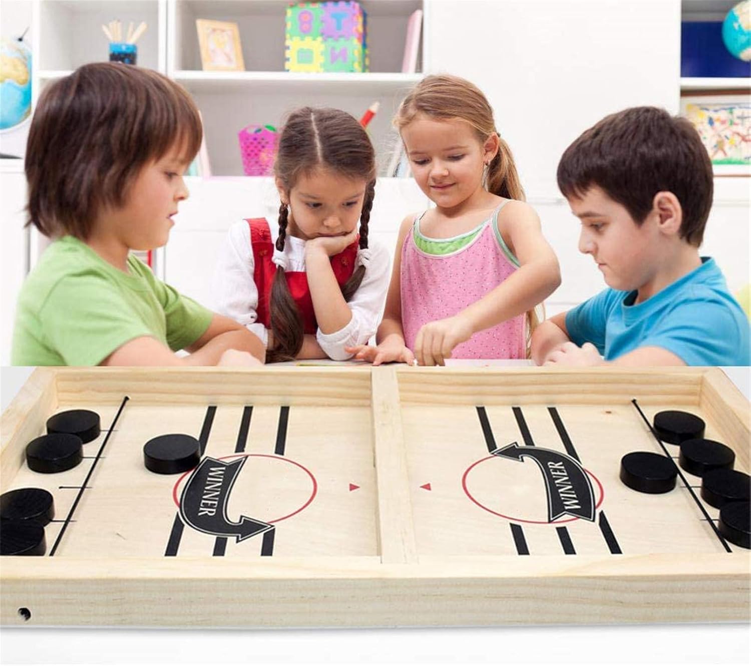 Foosball Winner Board Game Large, Slingshot Board Game Adults, Fast