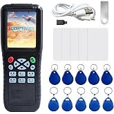 Tqsbeyah RFID Reader Writer X100 RFID Copier for Access Control System | Multi-Frequency Smart Card Reader, ID IC Elevator Card Rfid Writer, with 125khz T5577 Key Fobs/Cards and 13.56mhz IC Key Tags