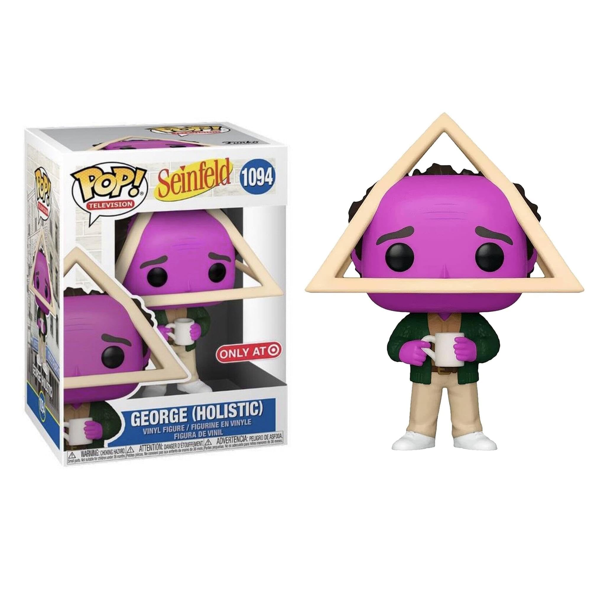 Funko POP! TV: Seinfeld - Holistic George with Purple Face (Target Exclusive)
