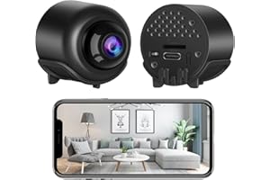 VSTARCAM Tiny WiFi Cameras for Home Security, 3MP HD Night Vision Motion Detection Remote Surveillance 120° Wide Angle Nanny Cam Hidden Camera, Tiny Pet Dog Baby Monitor for Phone APP Real Time