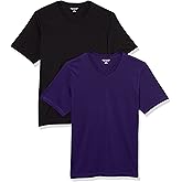 Amazon Essentials Men's Short-Sleeve V-Neck T-Shirts, Pack of 2