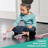 Casdon Hetty Brush Set Children's Cleaning Toy Broom Dustpan Pink 3+ view 4