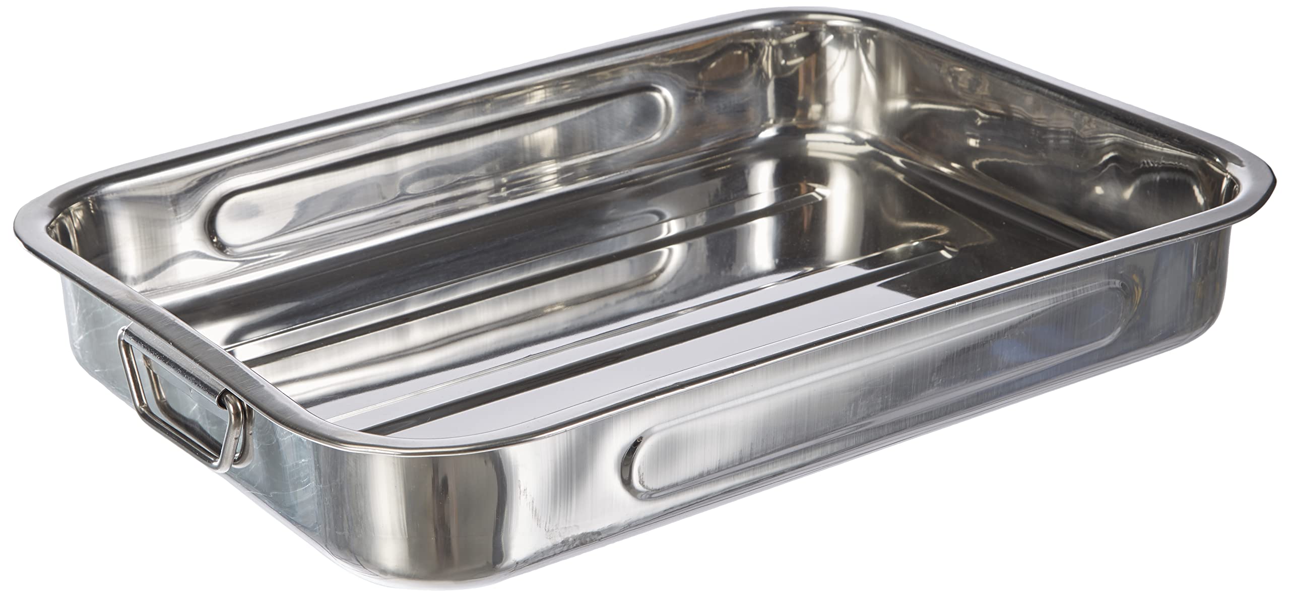 Ibili 651840 - Rustidera Inox con asas abatibles 43x31x7 cm Bistrot