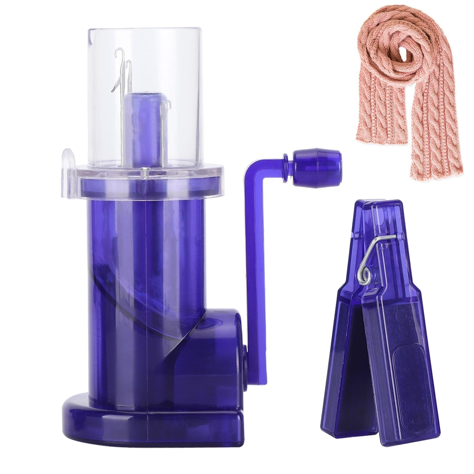 Knitting Machine, Hand Operated Small Wool Winder Mini Weaver Tool for Home