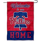 Philadelphia Phillies Welcome To Our Home Double Sided Garden Flag
