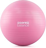 Core Balance Anti Burst Gym Ball 45-85cm with Pump Pink view 1