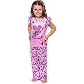 Sesame Street Toddler Girls' Abby Cadabby Ruffle Pant And Shirt 2 Piece Pajama Set Loungewear Sleepwear