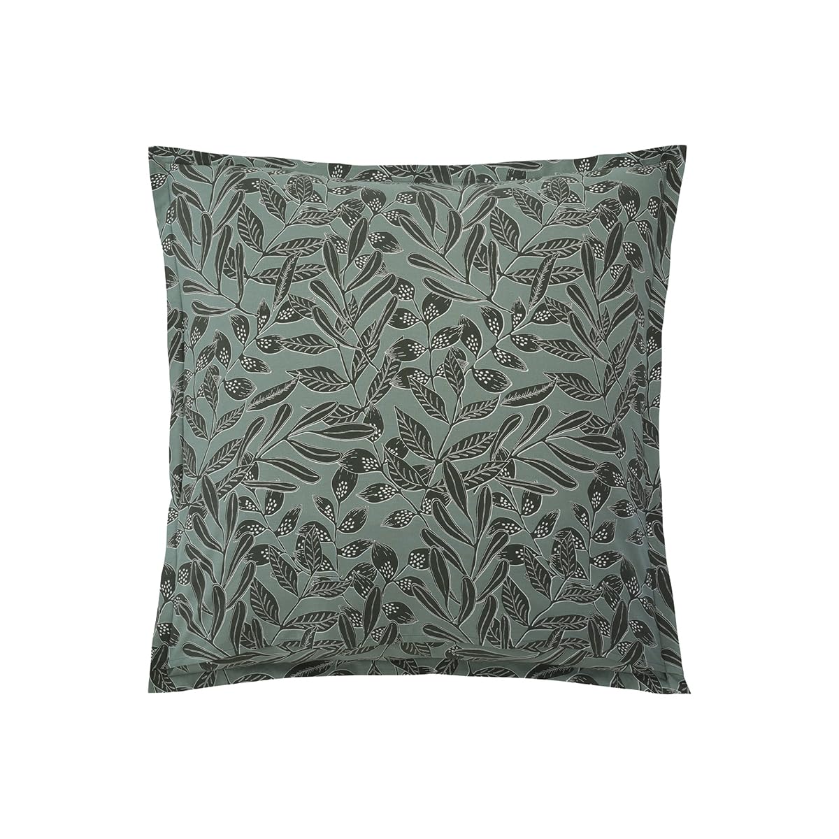 Printed pillowcase in cotton, Gaïa, 65 x 65 cm, Essix