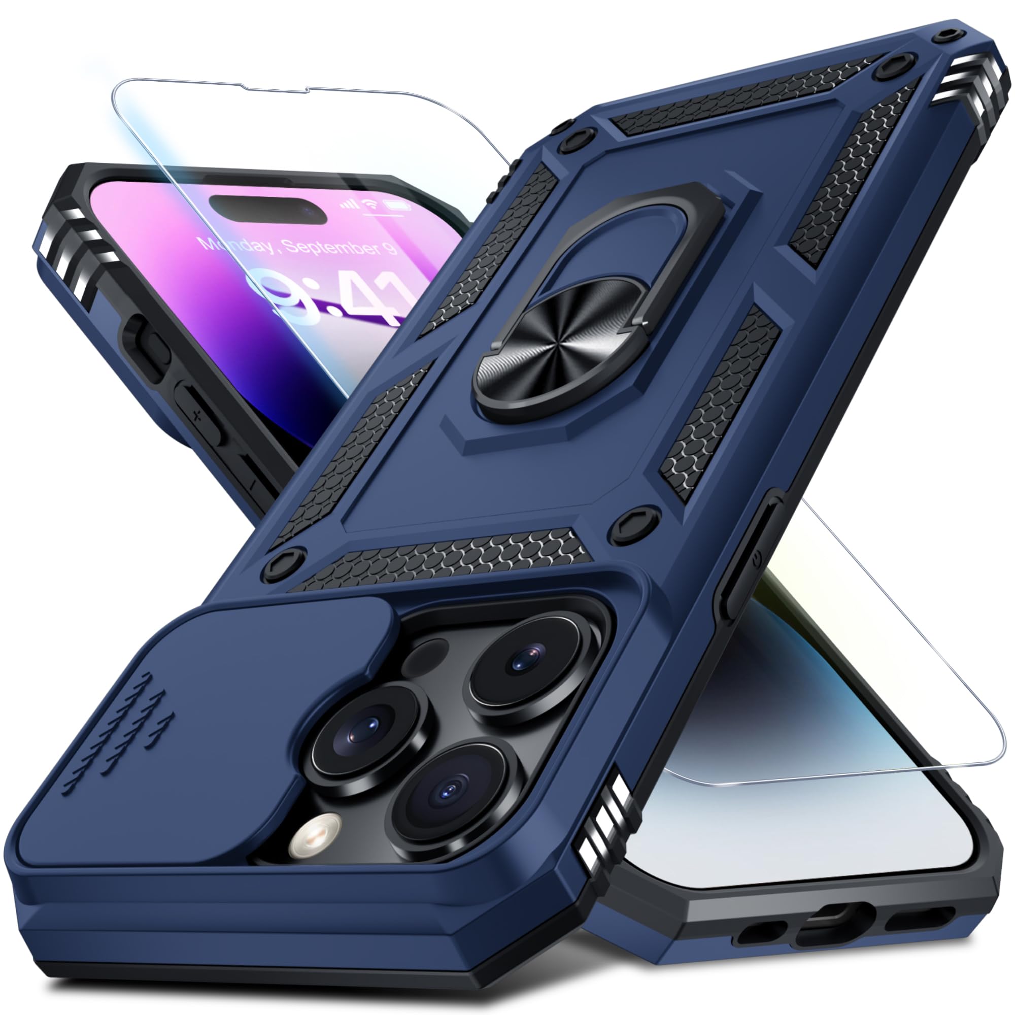 Janmitta Case for iPhone 14 Pro Phone Cover Built