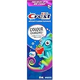Crest Advanced Kid's Fluoride Toothpaste, Strawberry Flavor, Colour-Changing Anticavity Toothpaste, 85 mL