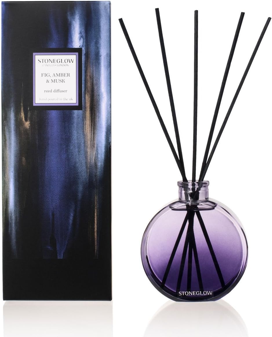 Stoneglow Art Collection Reed Diffuser 150ml Fig, Amber and Musk