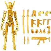 FoxVilla Titan 13 3D Printed Action Figure, Assembled T13 Dummy 13 | Assembly Completed T13 Action Figure, 3D Printed Titan13, Assembled Dummy 13 Lucky 13 Toy Figure