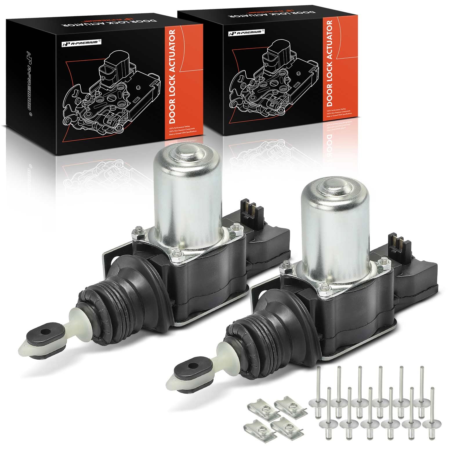 Photo 1 of A-Premium Door Lock Actuator Compatible with Chevy Suburban Beretta Blazer Camaro C10 & Buick Century Electra Lesabre Reatta Regal & Cadillac Escalade & More, W/o Dirt-Proof Boot, 2-PC Set