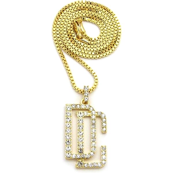 ICED OUT KING 'A' PENDANT & 24