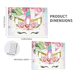 Unicorn Pink Triple Toggle Light Switch Cover