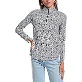 IBKUL Women's Leslie Geometric Golf Pullover