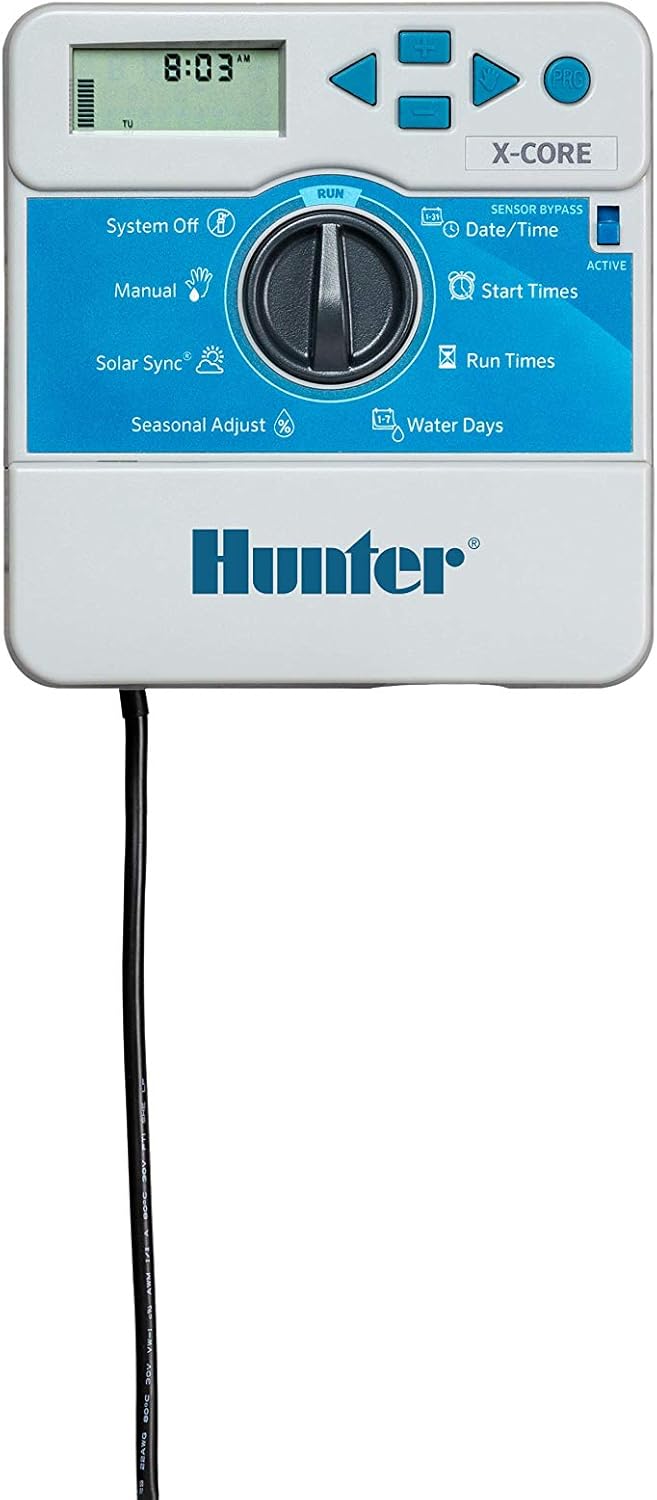 Hunter Sprinklers XC800I XCore 8Station Indoor only Sprinkler Timer