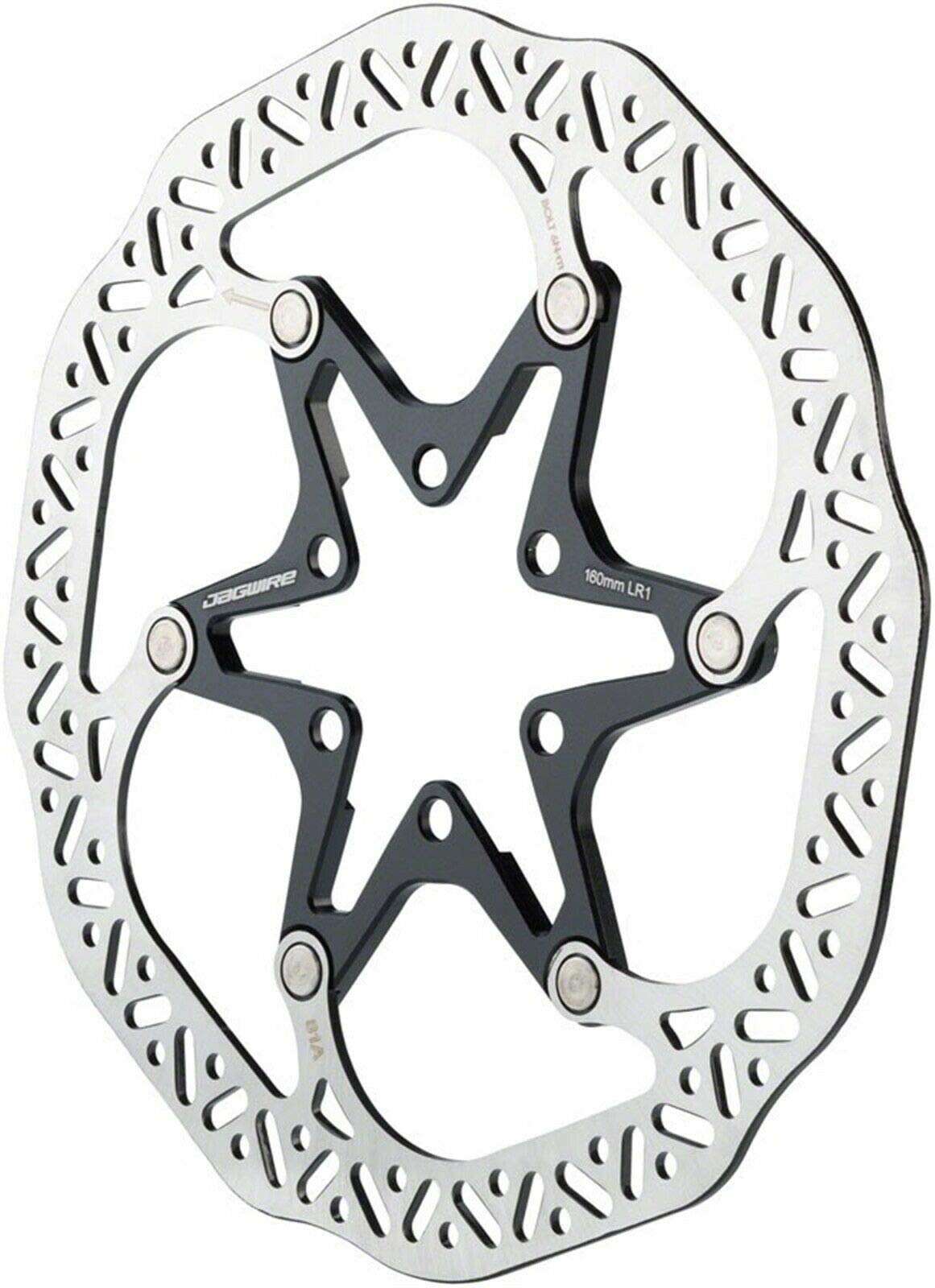 Jagwire Pro LR1 Lightweight Disc Brake rotor-6-bolt-140 mm Unisex Adult Drive, Grey