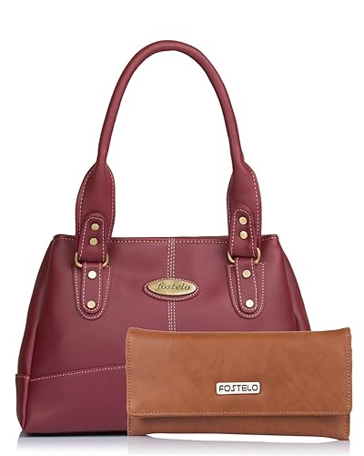 Fostelo CATLIN Womens Handbag (Maroon)