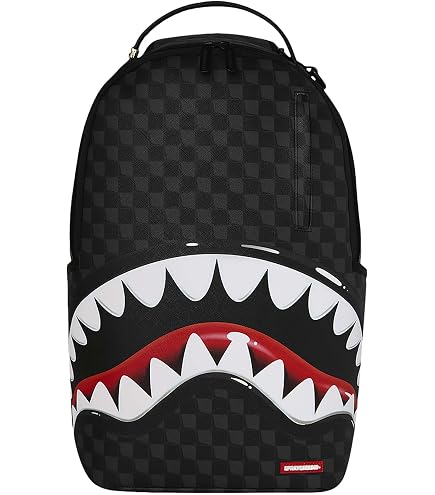 Amazon.com | Shark Backpack with Big Check Design by SPRAYGROUND
