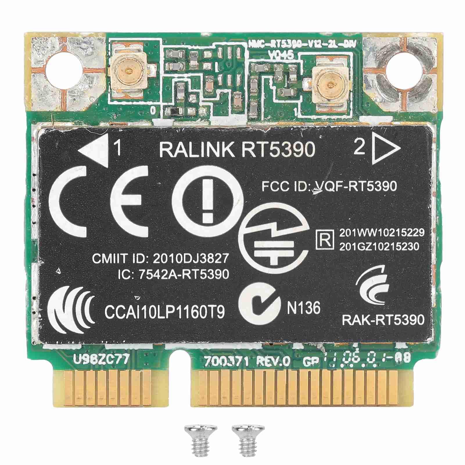 Annadue Wireless network card for HP, RT5390 SPS ： 630703-001 Half Mini PCIE 802.11N WLAN adapter wireless card.