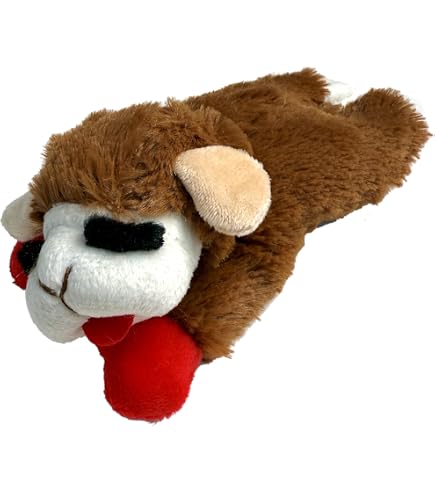 Multipet Lamb Chop Hundespielzeug – 3er Pack, Kuscheliges Schaf Mit Quietscher