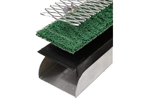 Sluice Fox Pocket Gold Sluice Box - 12 inch Portable Aluminum Alloy Mini Sluice Box with Miner's Moss and Sluice Box V Matting - Prospecting Gold Sluice for Gold panning Tool Kits