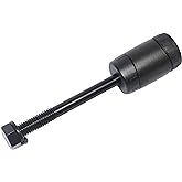Heininger Advantage Threaded Hitch Bolt &amp; Lock &ndash; Replacement for Thule Snug Tite Hitch Lock, Anti-Rattle Device, Fits 1.25" Receivers, M12x1.75 Black Bolt, Secure Anti-Theft Design, Durable Lock Head